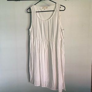 Alatr’d State White BabyDoll Dress
